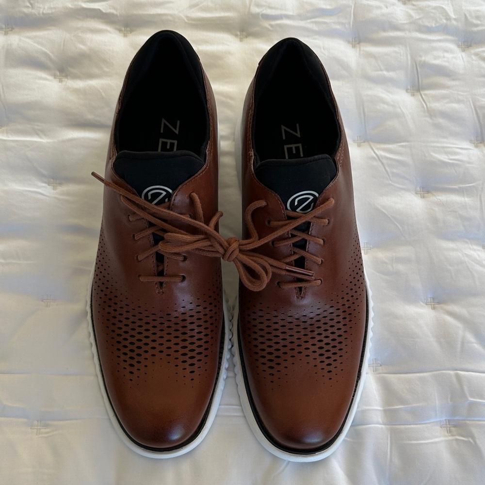 NWOB Cole Haan Brown Leather Oxford sz 9